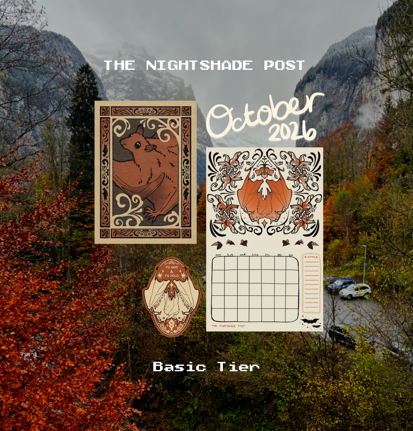 The Nightshade Post | Basic Tier (Monthly Snail Mail)