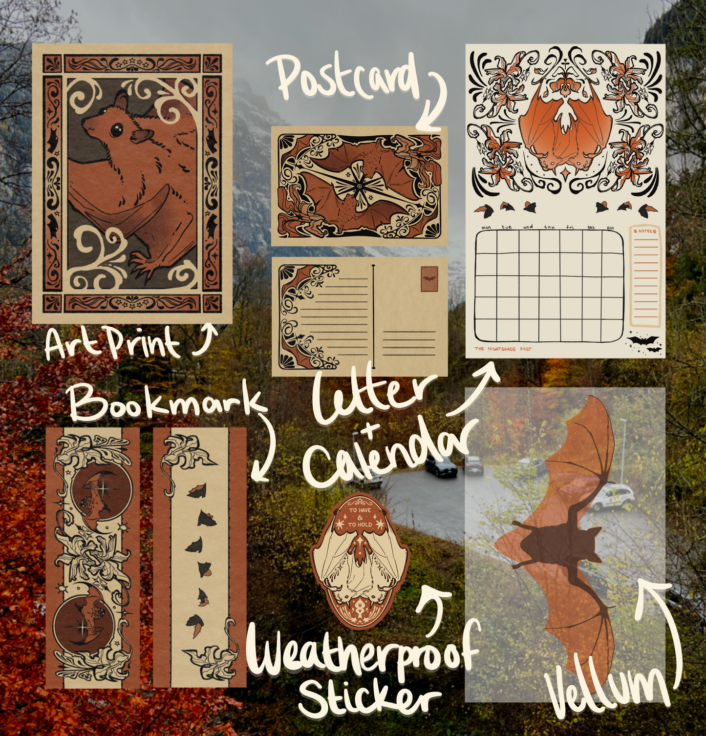 The Nightshade Post | Premium Tier (Monthly Snail Mail)