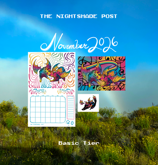The Nightshade Post | Basic Tier (Monthly Snail Mail)