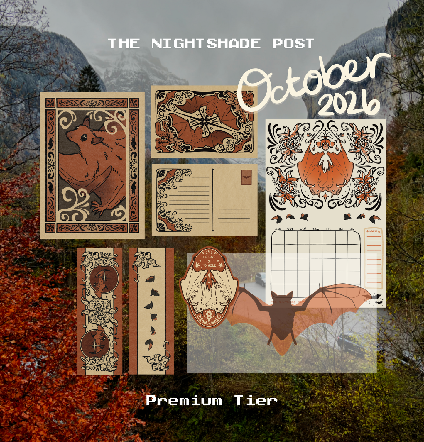 The Nightshade Post | Premium Tier (Monthly Snail Mail)