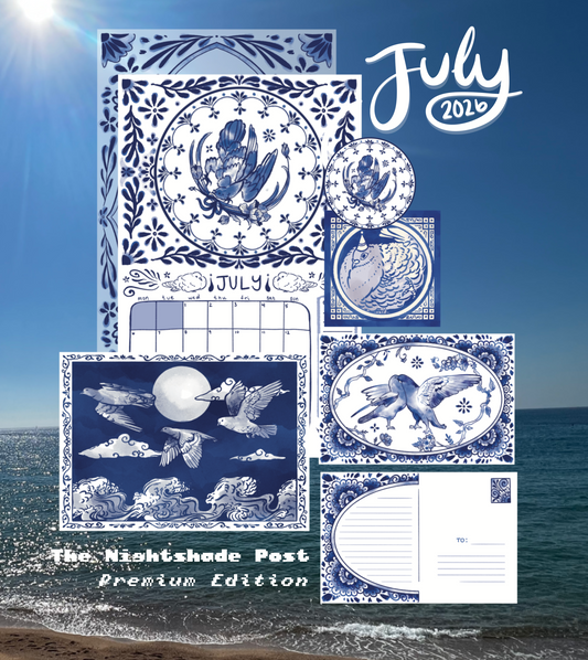 The Nightshade Post | Premium Tier (Monthly Snail Mail)